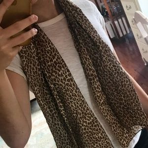 Leopard Silk scarf